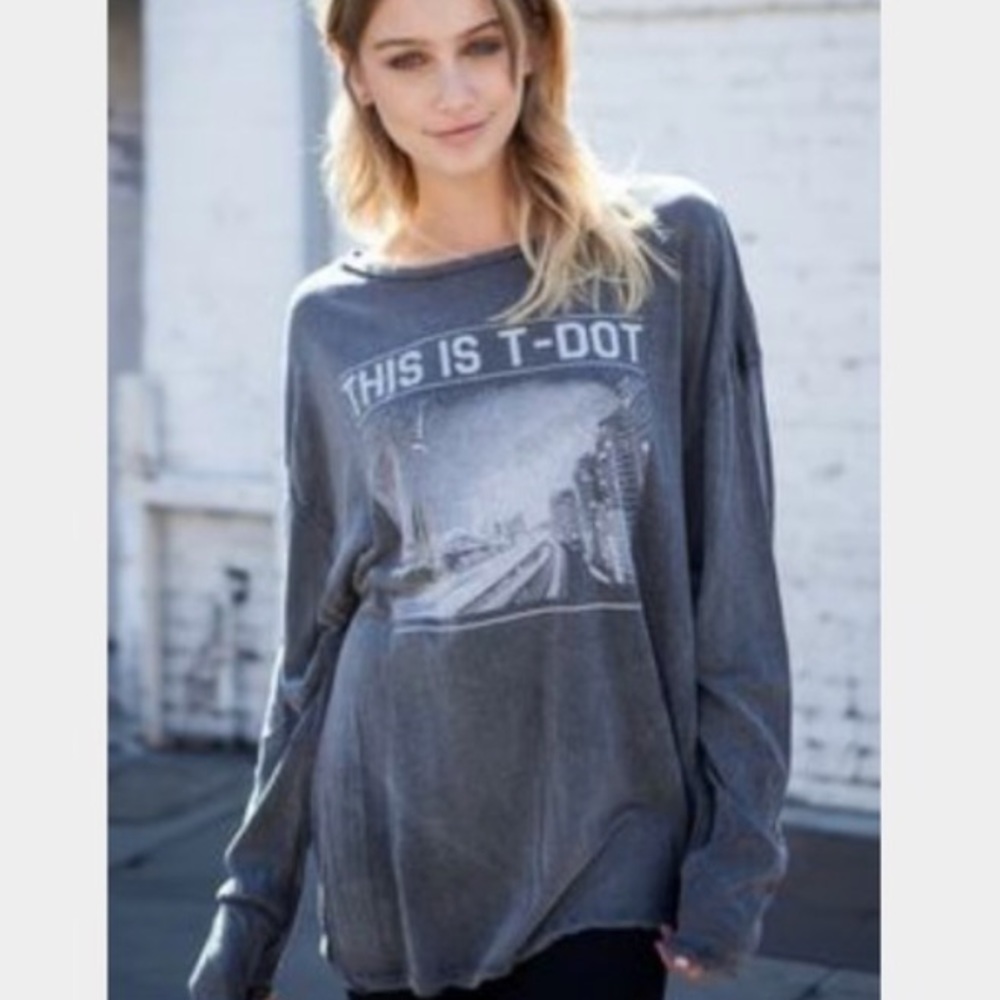 Brandy Melville “This is T-Dot” Long Sleeved